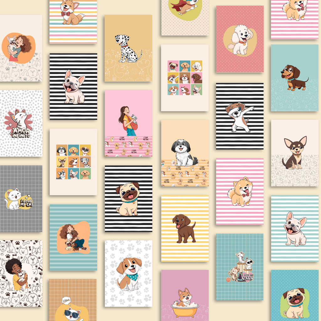 🐾 Pack de 31 Portadas - Kit 27🐶🐱