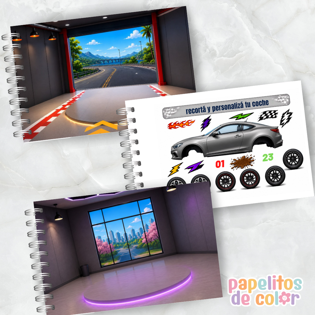 🚗🏁 ¡Paper Dolls Coches! 🔧✨
