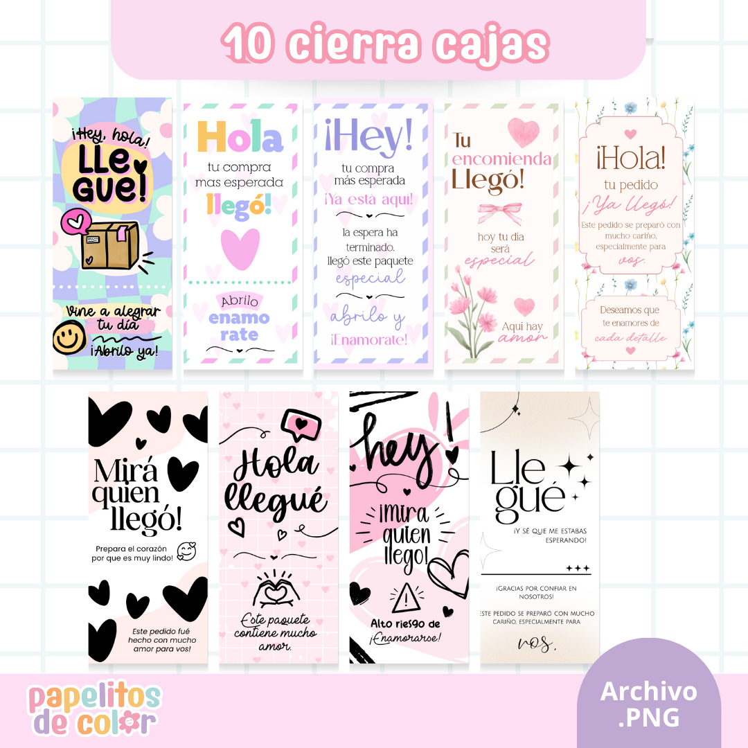 🧡 Kit Unboxing Vol. 2 – Empaques con estilo