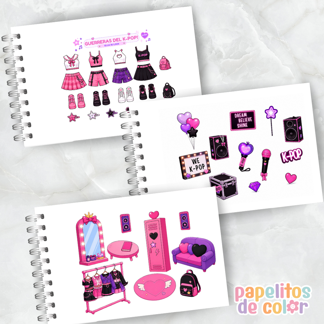 🎤💜 ¡Paper Dolls K-Pop! ✨🎶