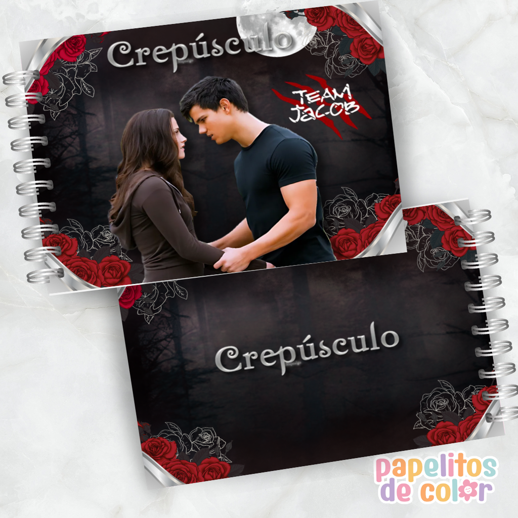 🌙✨ Libro para pintar Crepúsculo ✨🌙