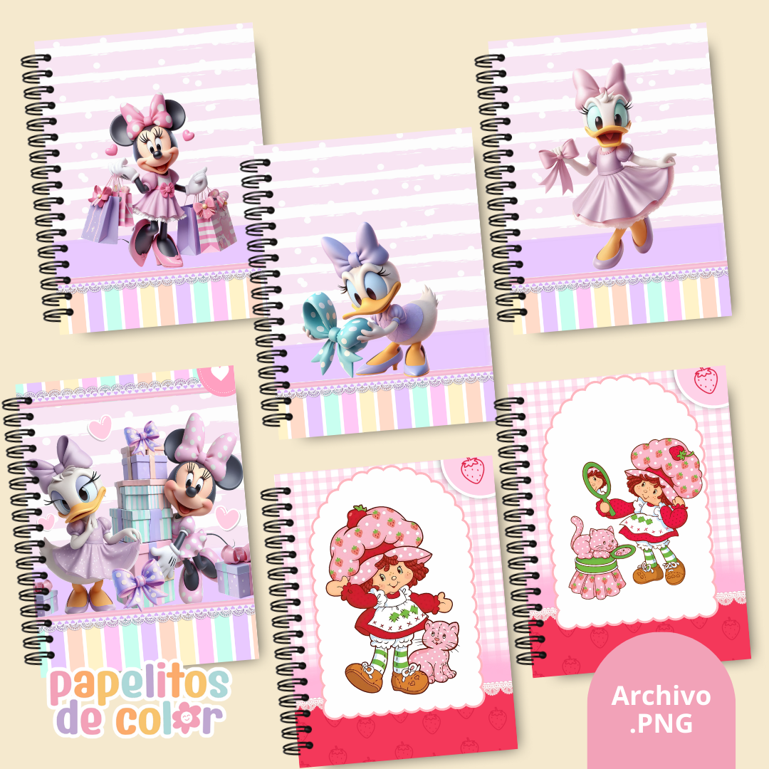 📚✨ Combo Portadas Personajes – Vol. 4 🎨💖