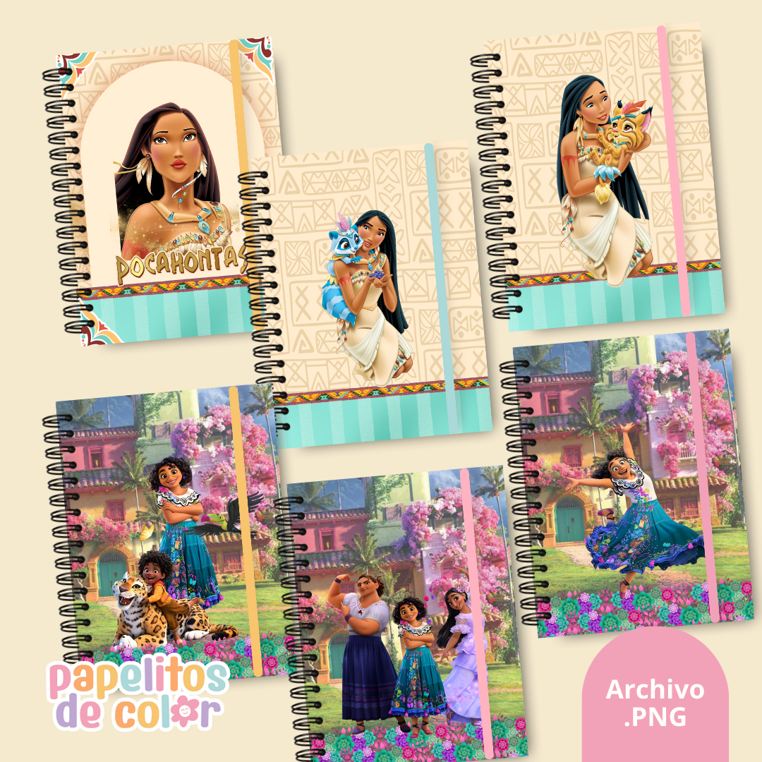 📚✨ Combo Portadas Personajes – Vol. 2 🎨💖