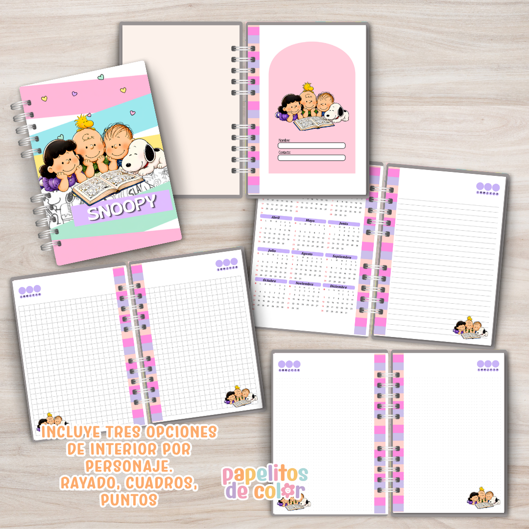 🐶 Cuadernos A4 Snoopy ✨