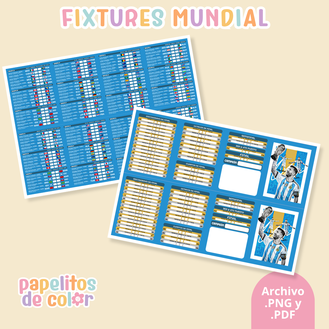 ⚽🐐Calendario Mundial 2026 Messi – Edición Exclusiva 🐐⚽