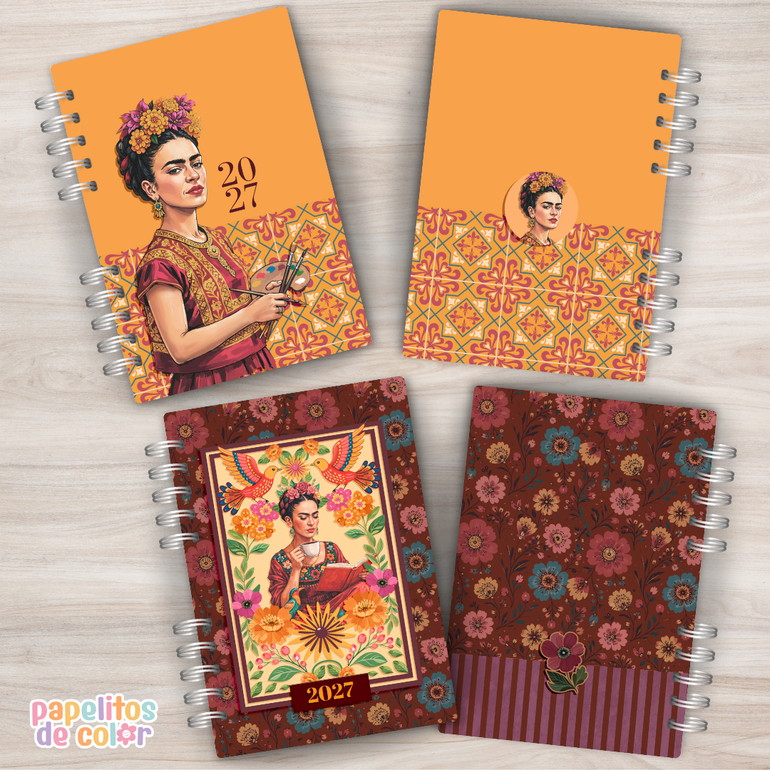 🌺📖 Agenda Frida 2027 ✨🖊️