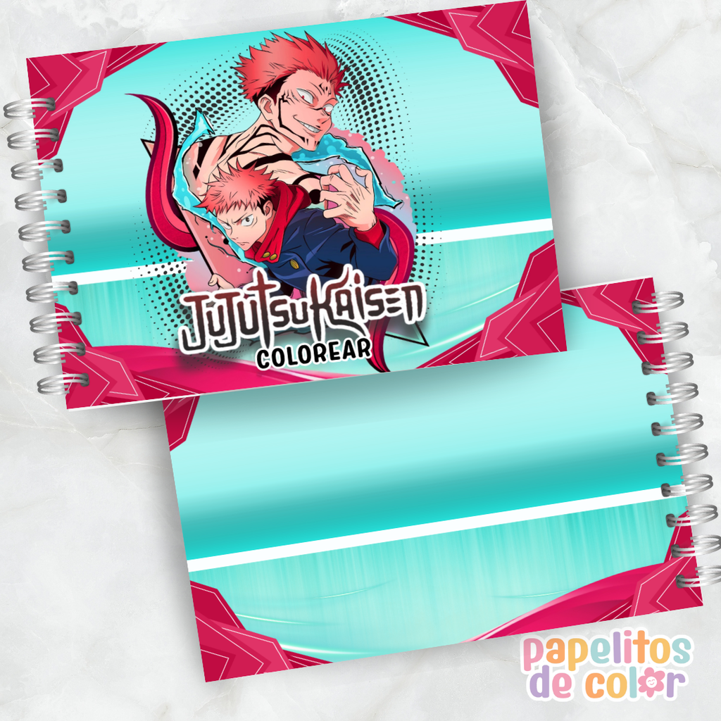 ⚔️ Libro para pintar Jujutsu Kaisen ⚔️