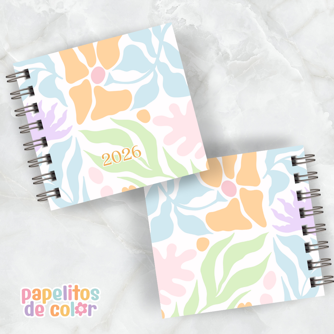 Agenda Arcoiris 2026 🌈 (15x15 cm)