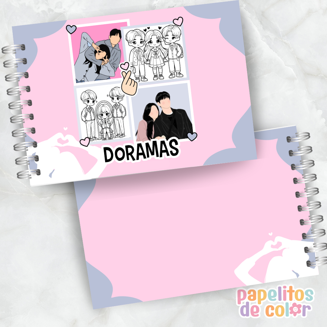 🎶📺 Libro para pintar Doramas 💖🎨