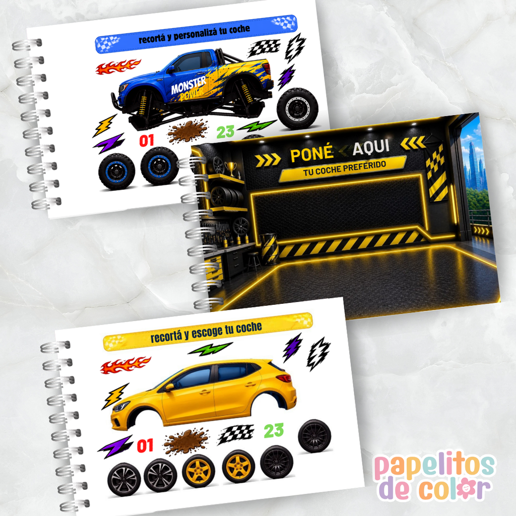 🚗🏁 ¡Paper Dolls Coches! 🔧✨