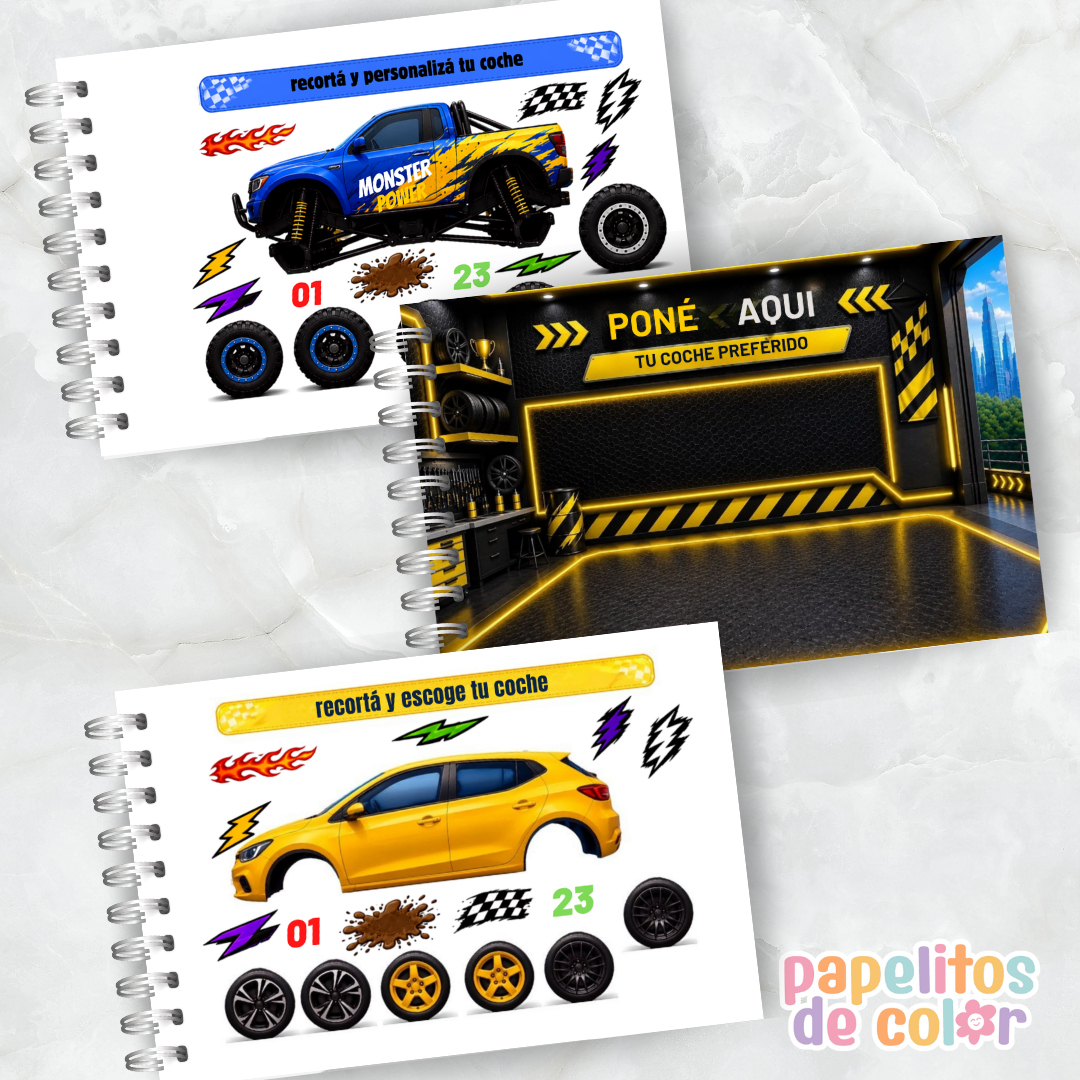 🚗🏁 ¡Paper Dolls Coches! 🔧✨