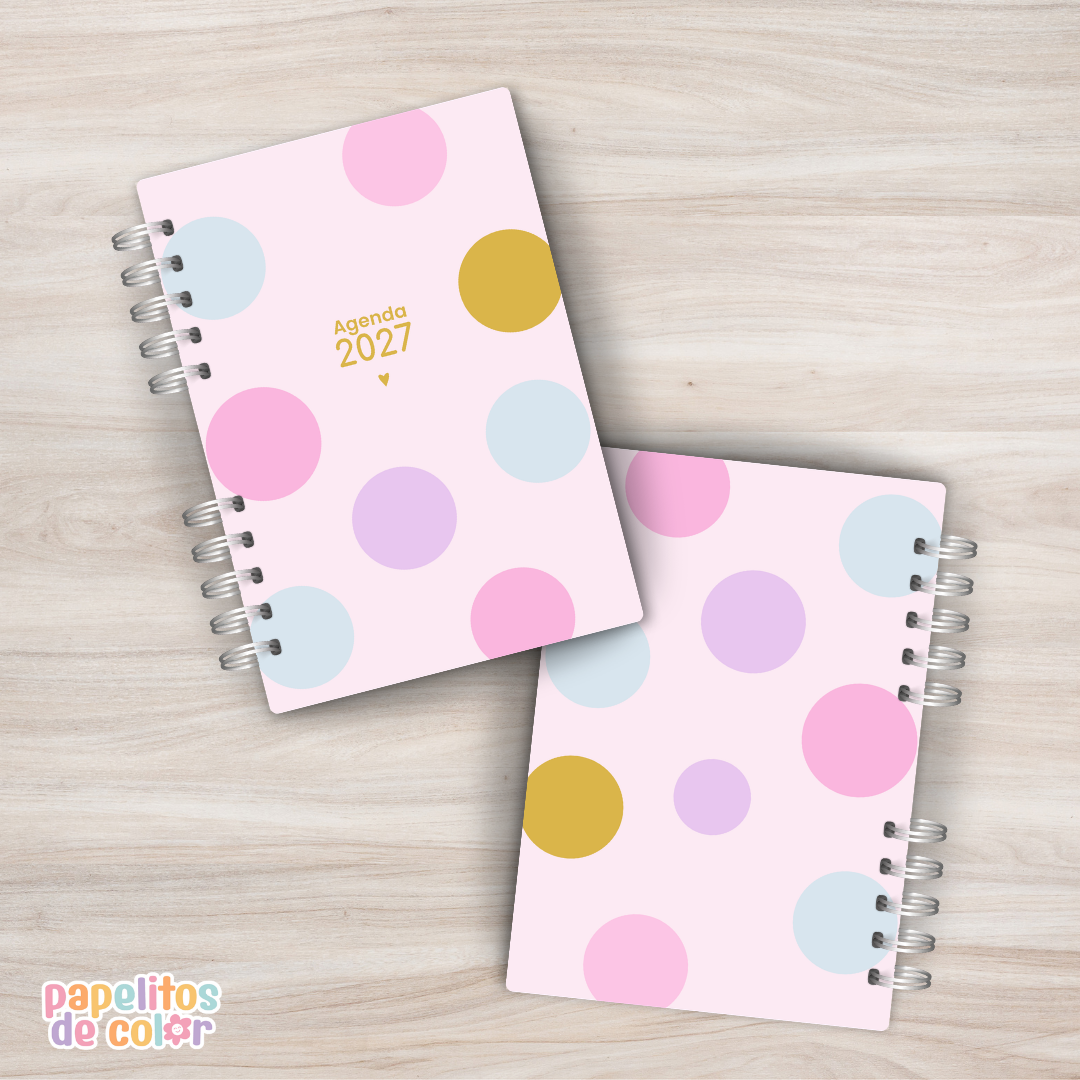 🌿✨ Agenda Comforta – 2 Días por Página 2027  📖💛