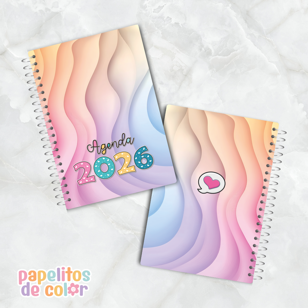 📔 Agenda Semanal Rayas 2026  ✨