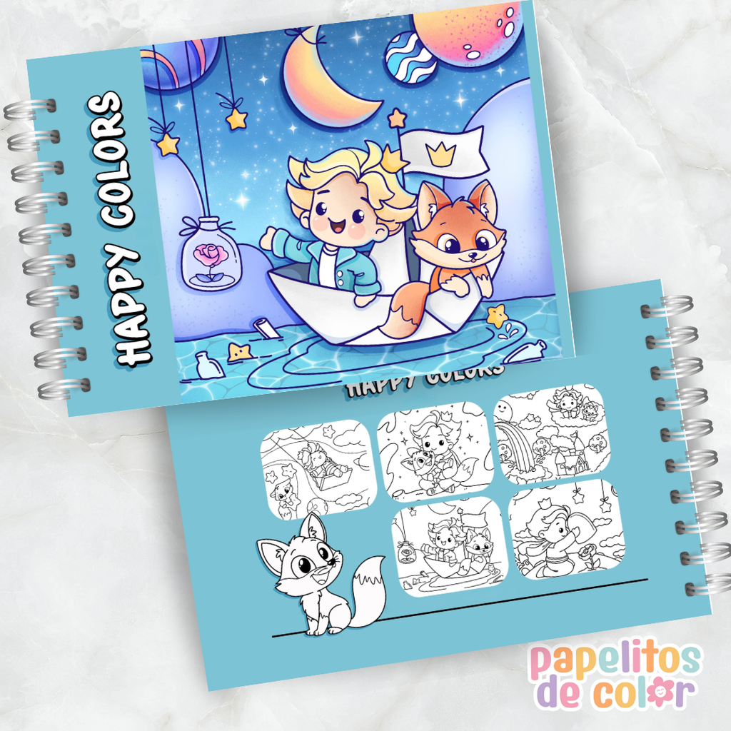 📘 Libro para Pintar – El Principito🌙