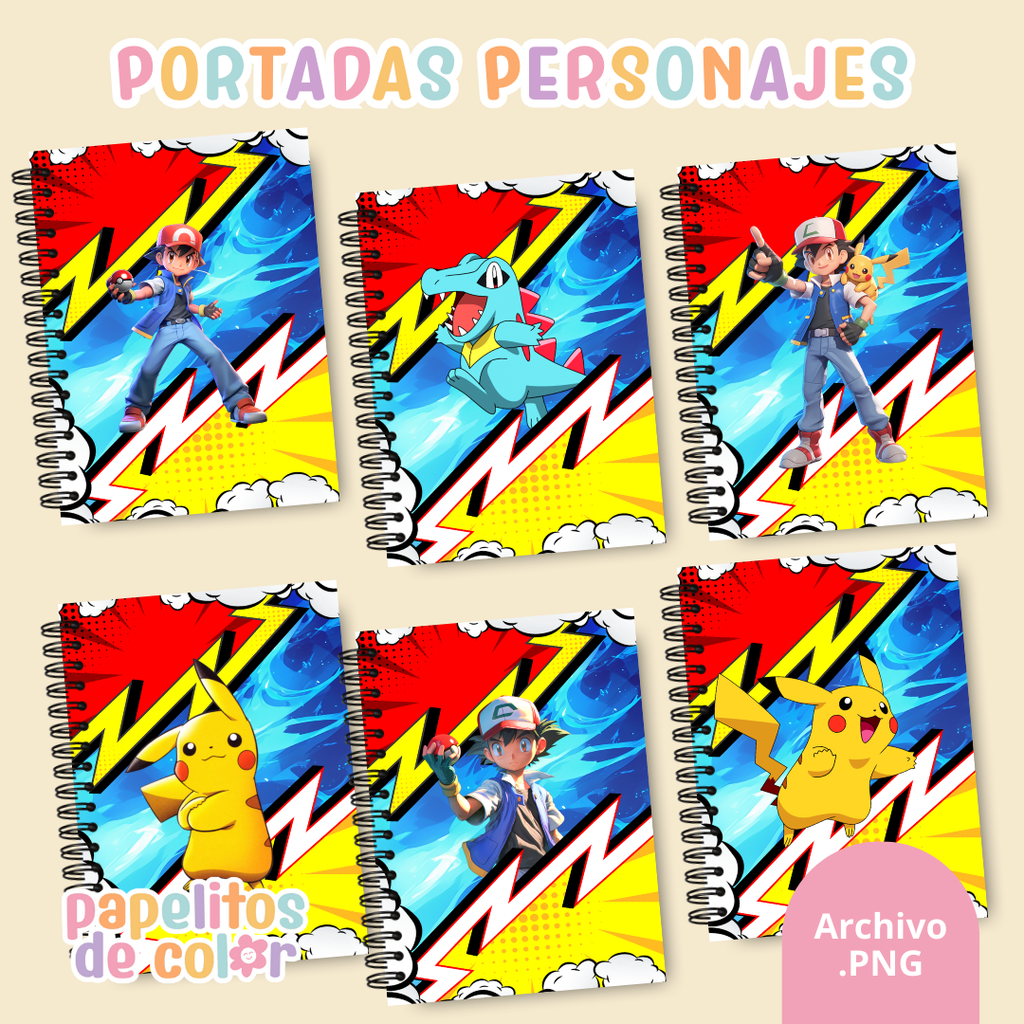 📚✨ Combo Portadas Personajes – Vol. 11 🎮✨