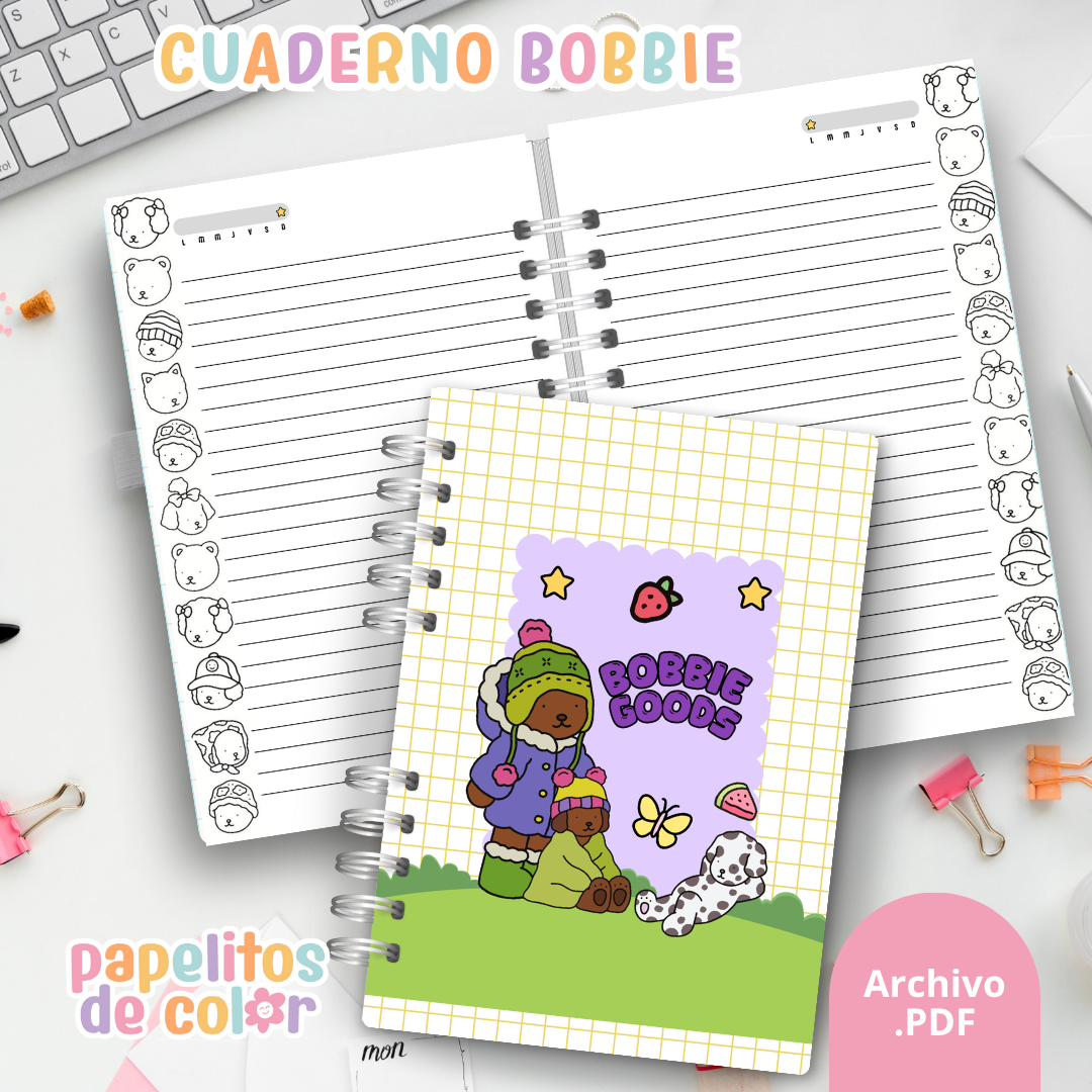 🐻✨ Cuadernos Bobbie Goods – Colección ✨🐻