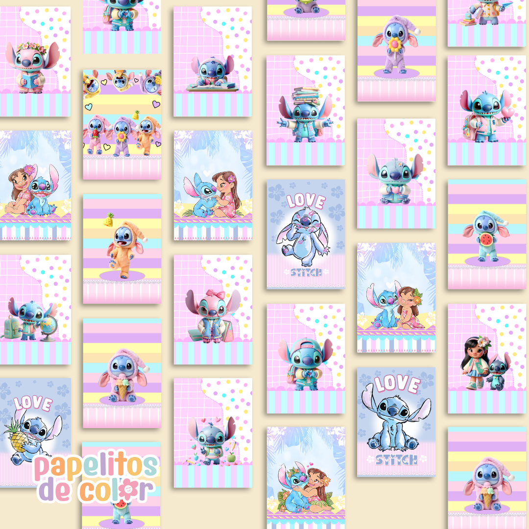 📚✨ Combo Portadas Personajes – Vol. 8 💙🌺