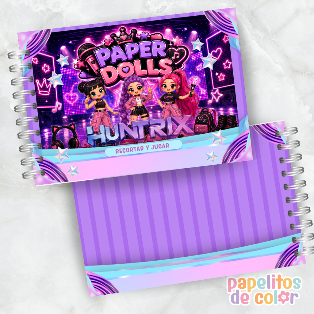 🎤💜 ¡Paper Dolls K-Pop! ✨🎶