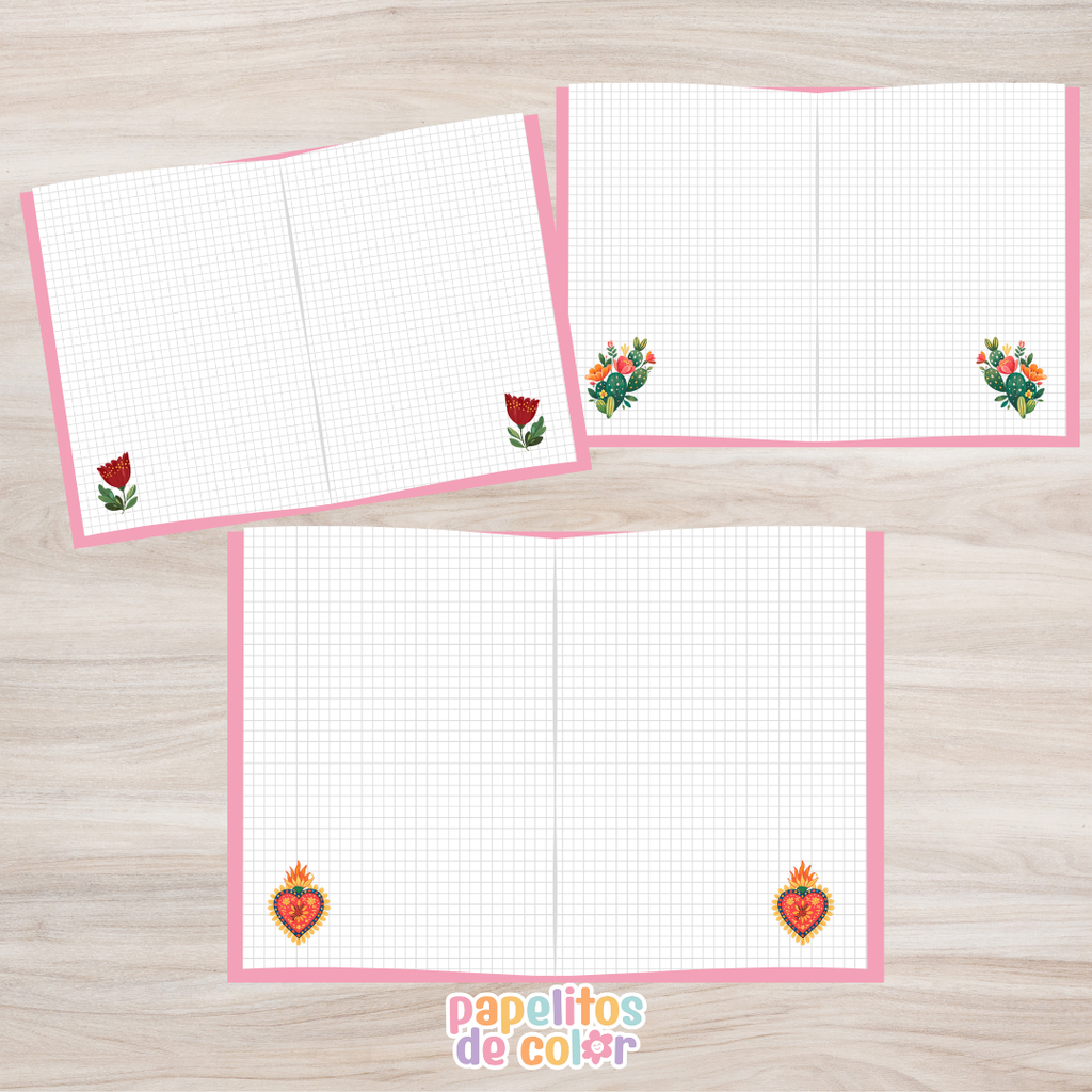 🌸🖍️ Abrochaditos Frida – Colección de Tapas e Interiores ✨📚