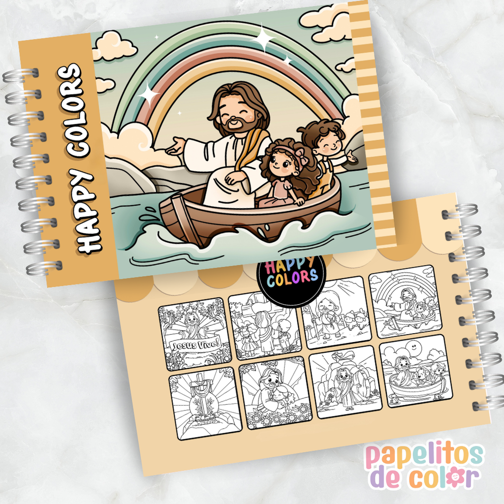 📘 Libro para Pintar – Jesús✨