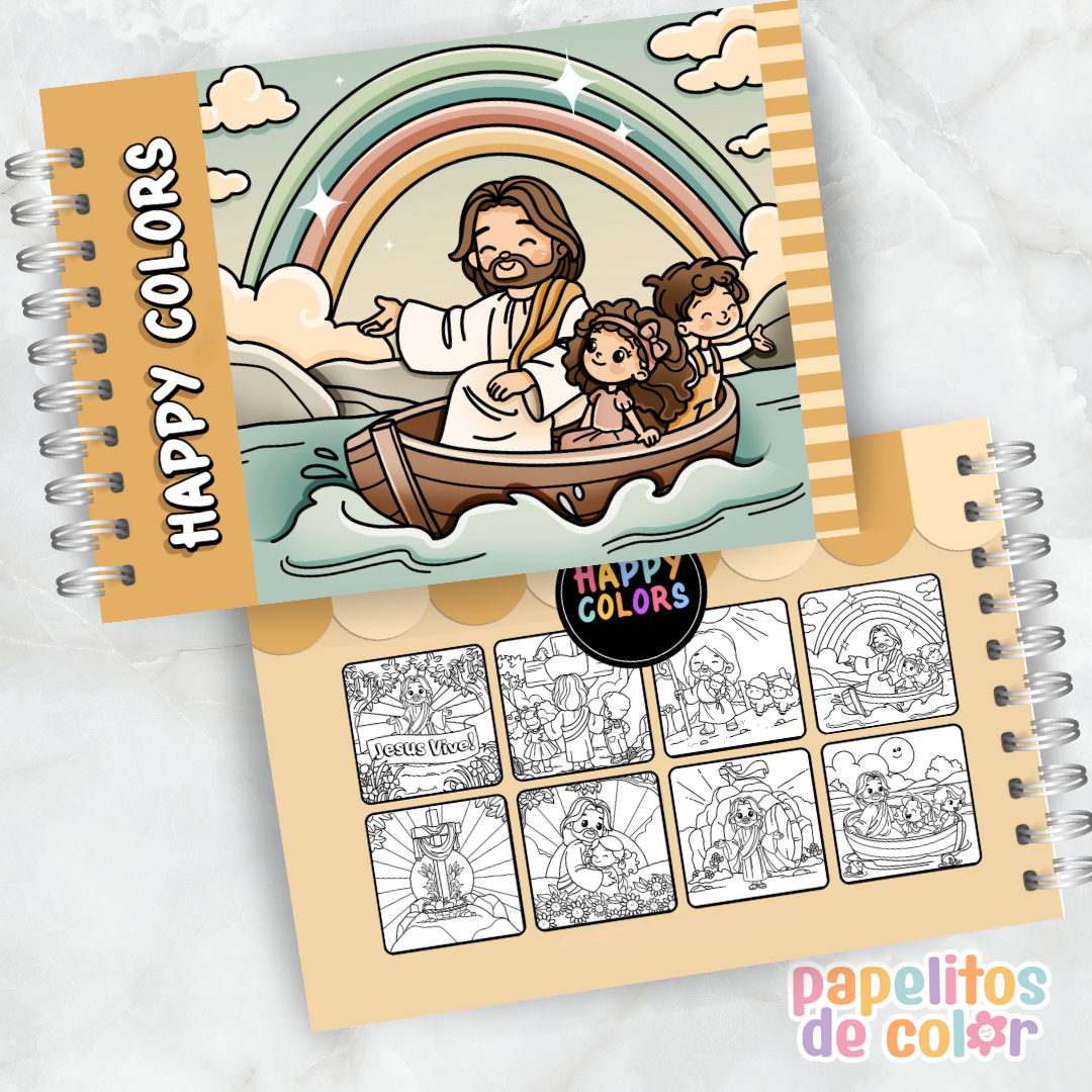 📘 Libro para Pintar – Jesús✨