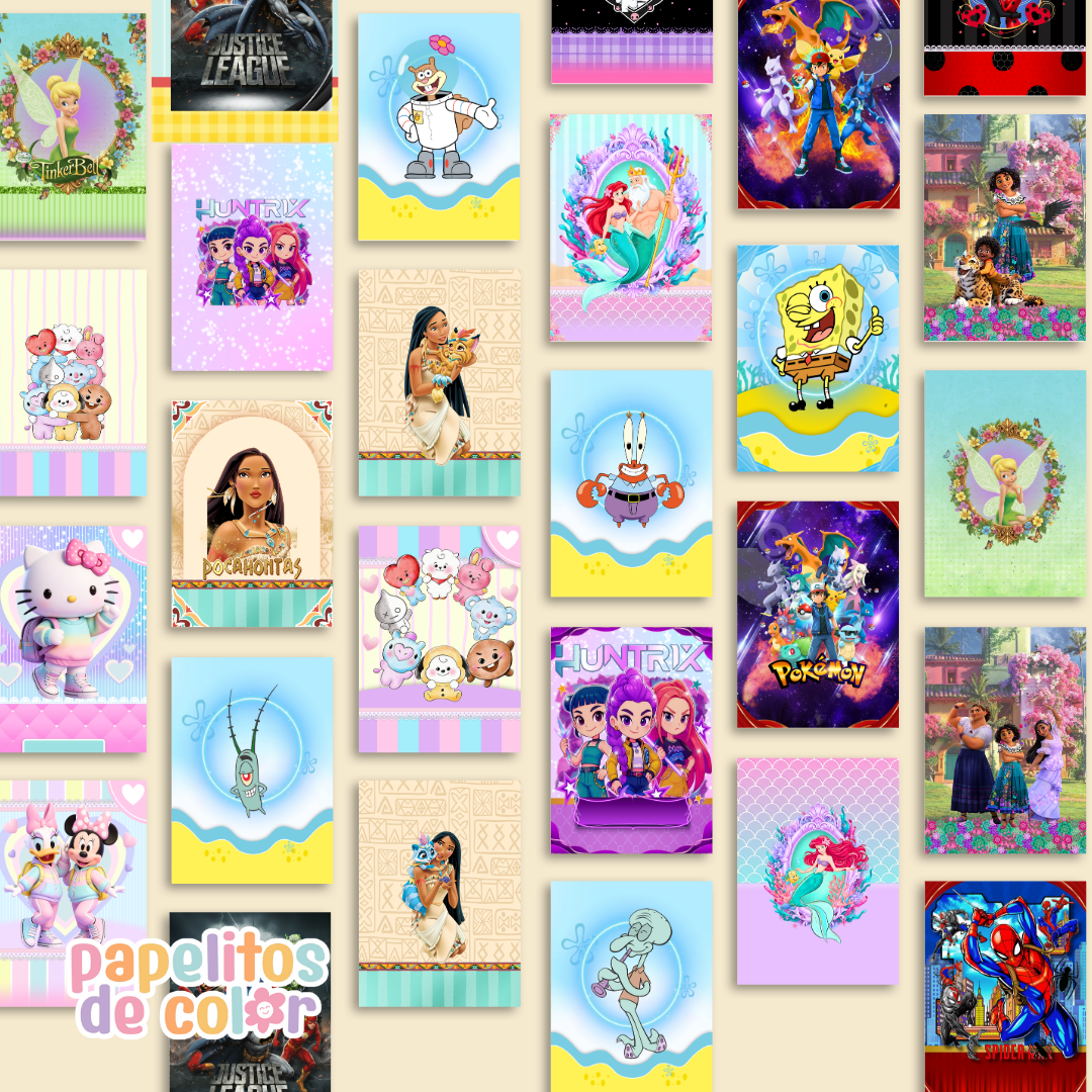 📚✨ Combo Portadas Personajes – Vol. 2 🎨💖
