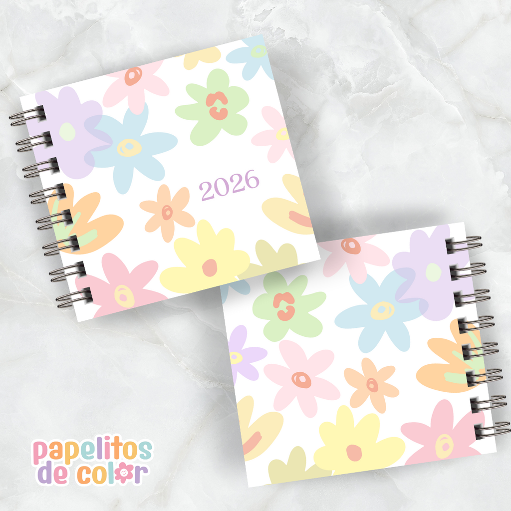 Agenda Arcoiris 2026 🌈 (15x15 cm)