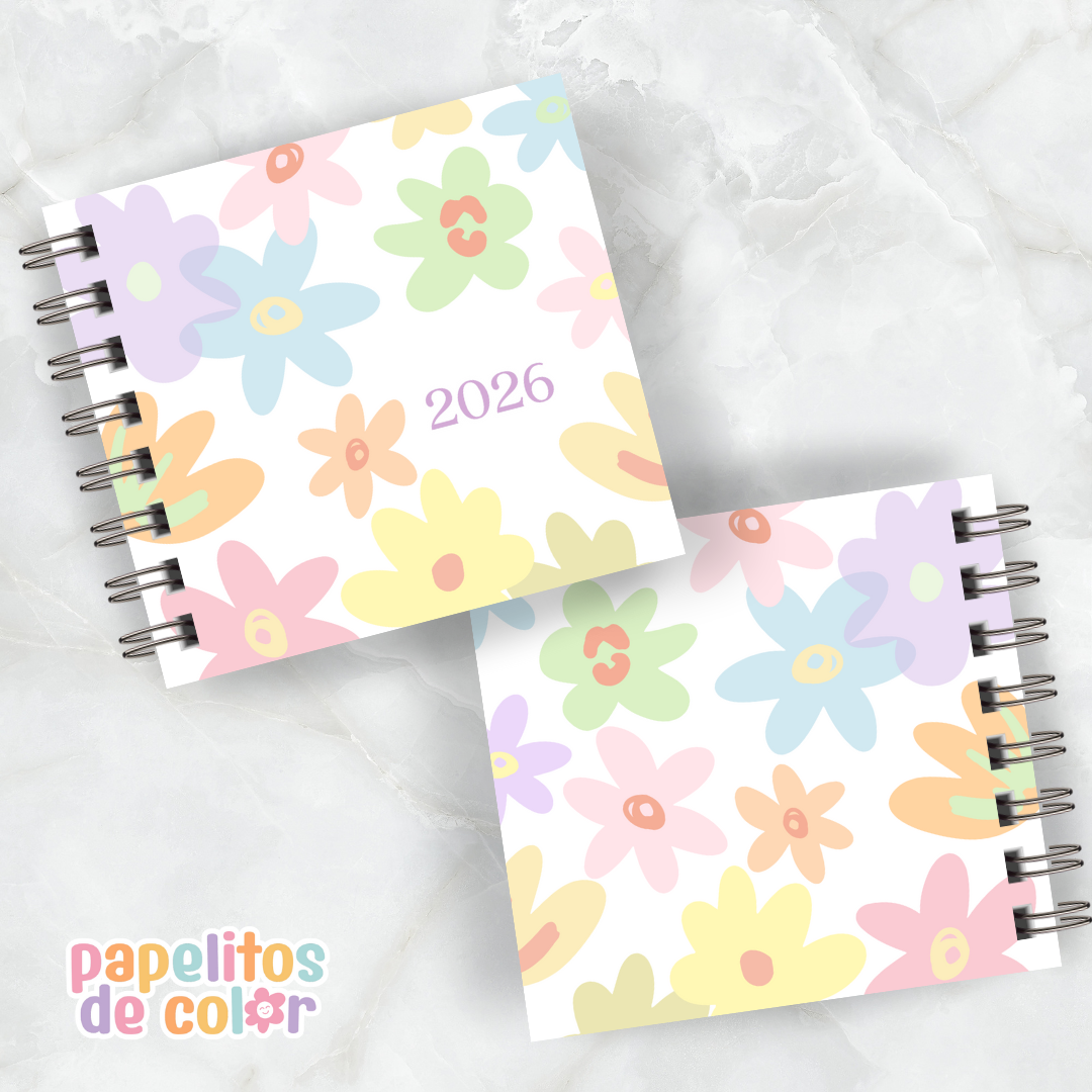 Agenda Arcoiris 2026 🌈 (15x15 cm)