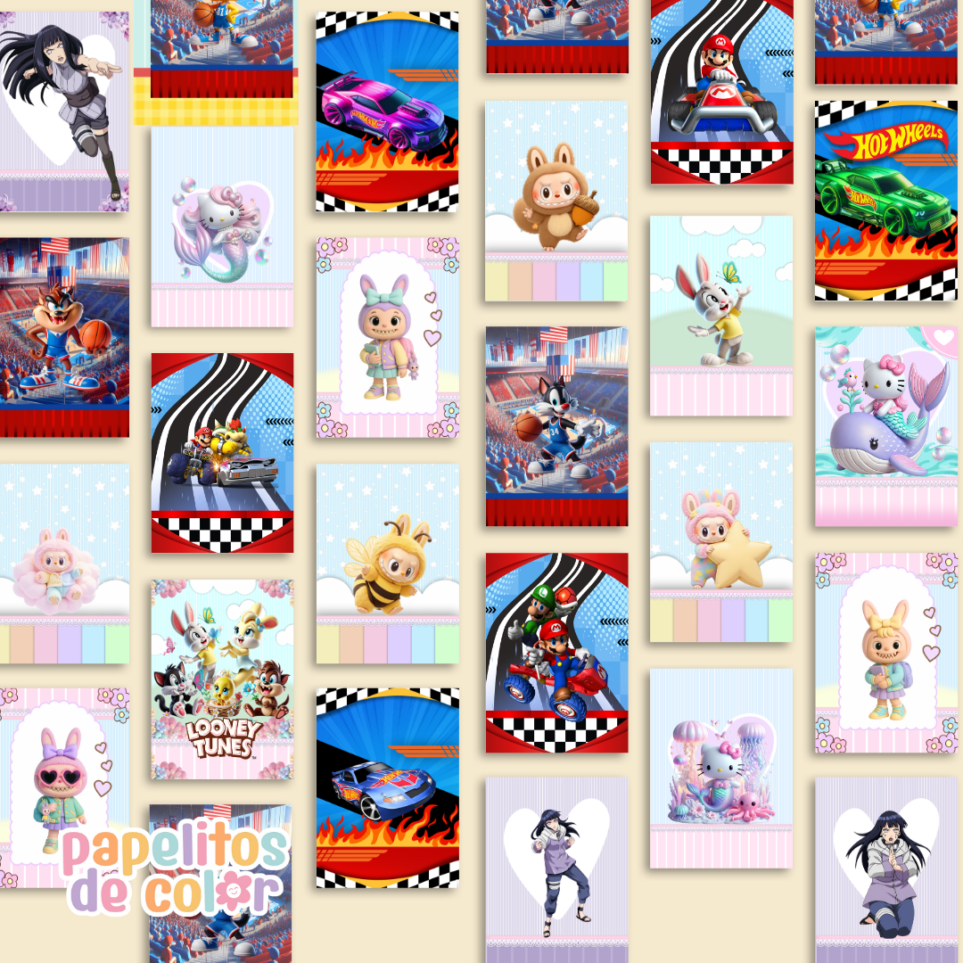 📚✨ Combo Portadas Personajes – Vol. 5 🎨💖