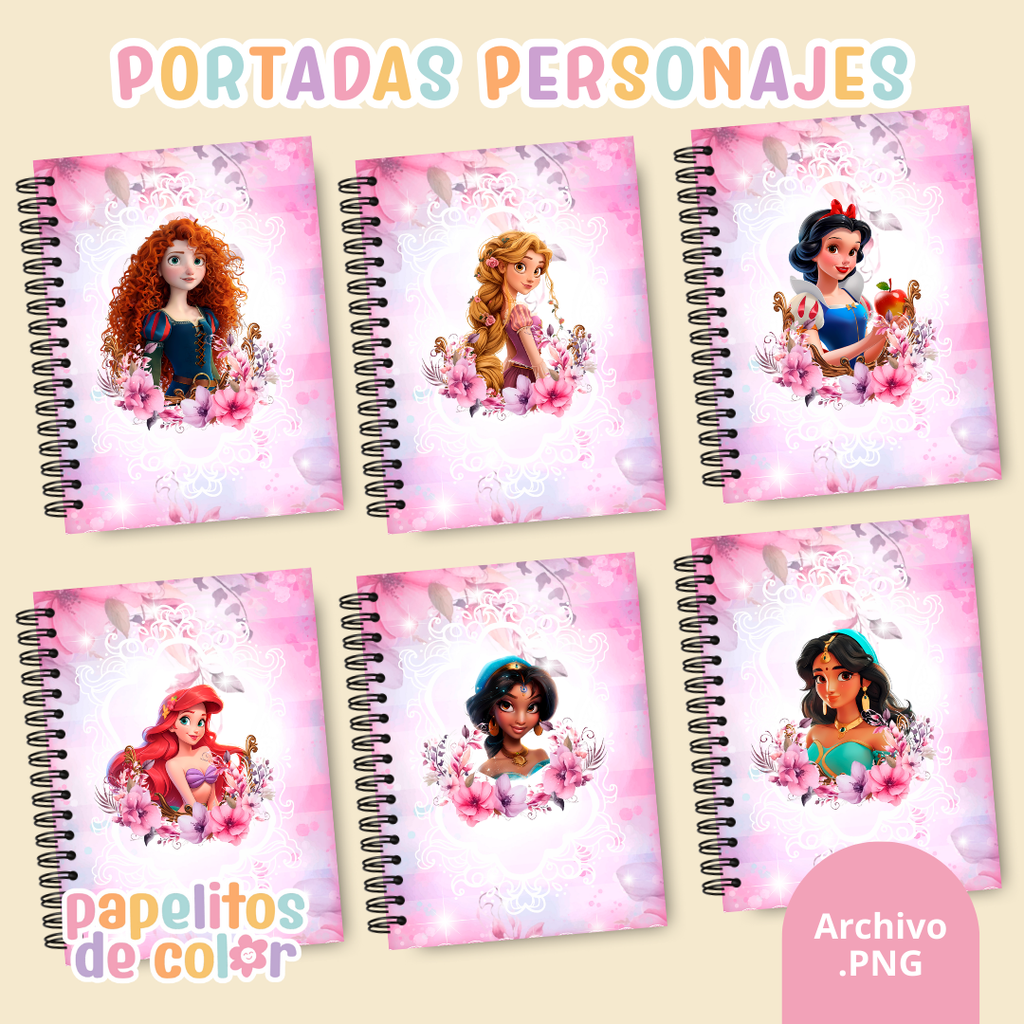 📚✨ Combo Portadas Personajes – Vol. 15 👑🎨