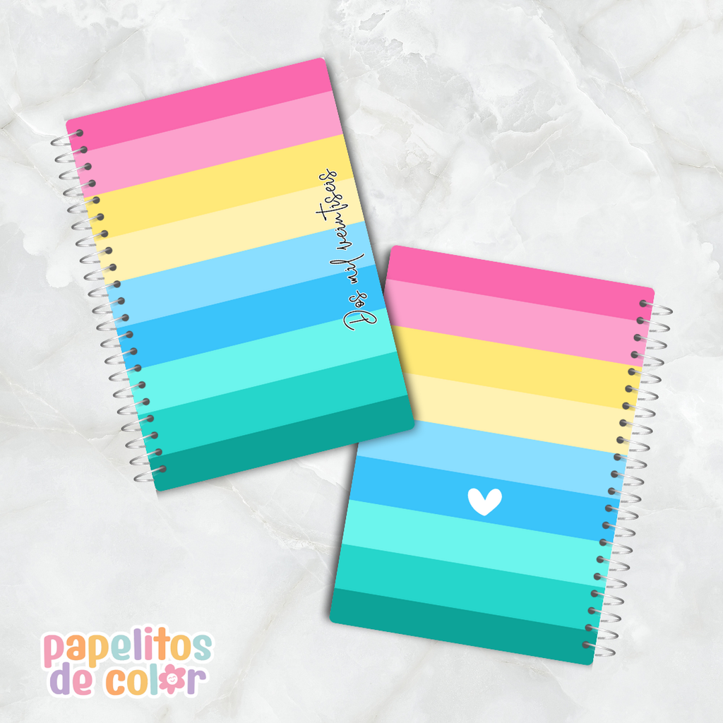 Agenda Semanal Colores 2026 🌈