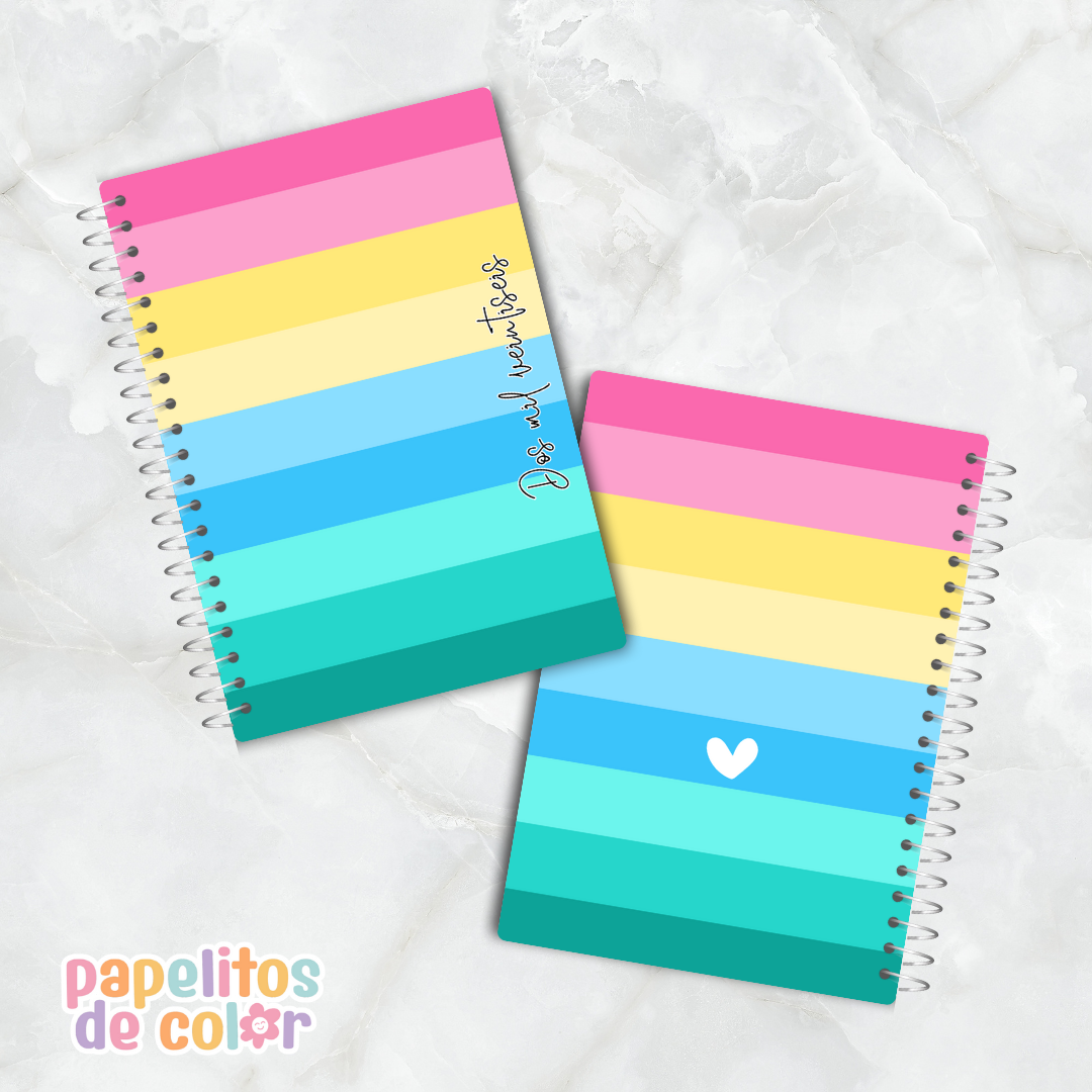 Agenda Semanal Colores 2026 🌈