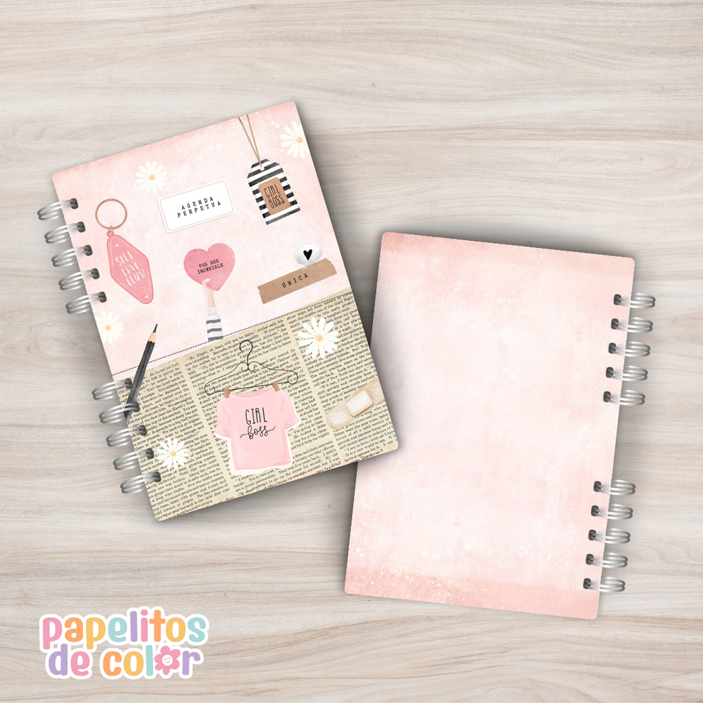 ✨🌸 Agenda Perpetua - Girl Pink  💕📖