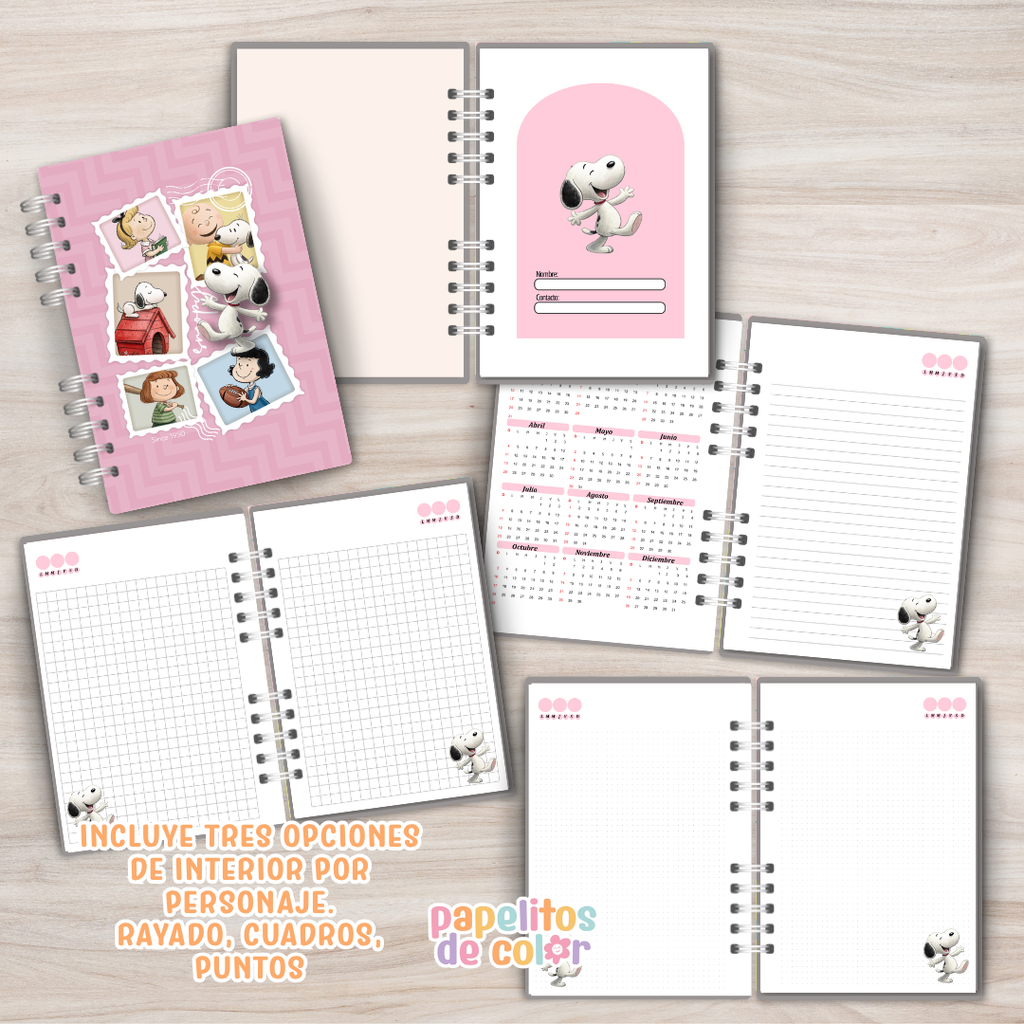 🐶 Cuadernos A4 Snoopy ✨
