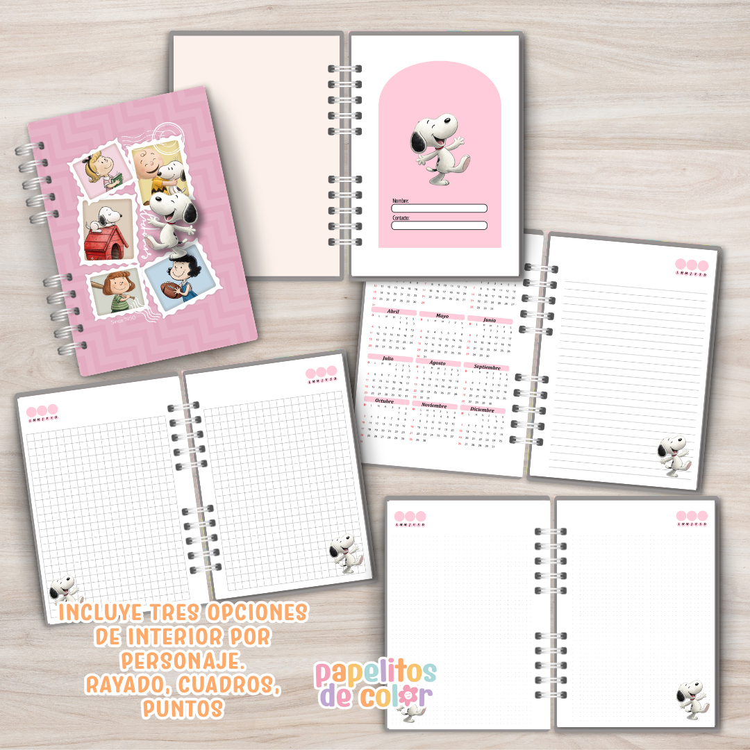 🐶 Cuadernos A4 Snoopy ✨