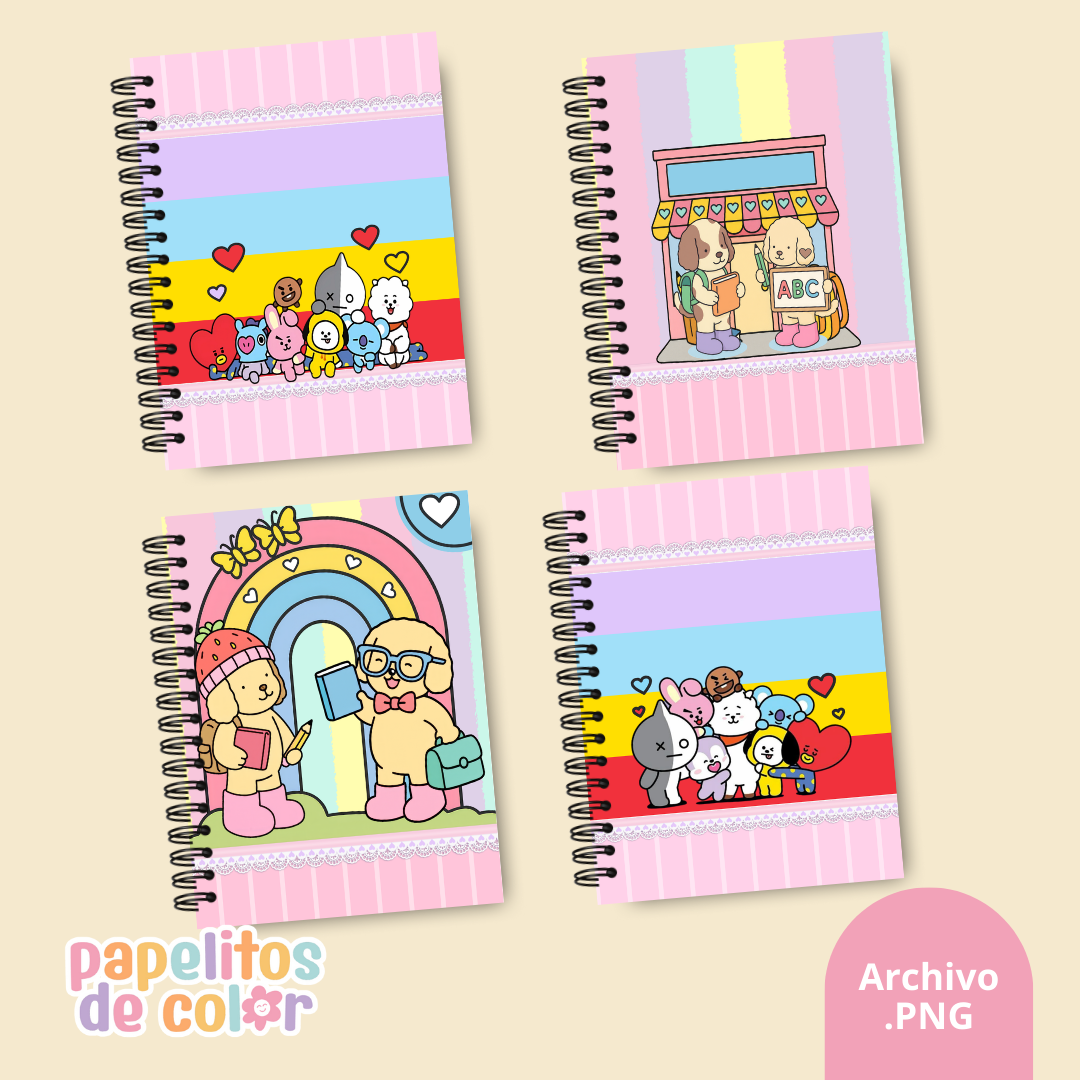 📚✨ Combo Portadas Personajes – Vol. 7 🎨💖