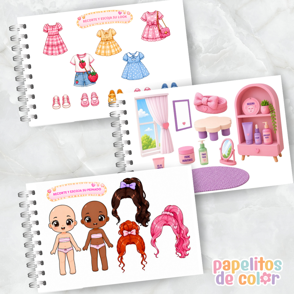 💖👠 ¡Paper Dolls Mini Diva! ✨🎀