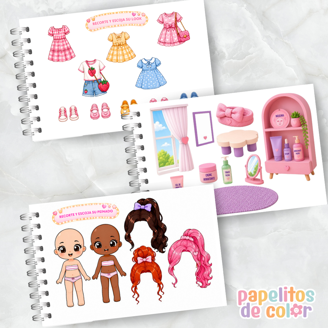 💖👠 ¡Paper Dolls Mini Diva! ✨🎀