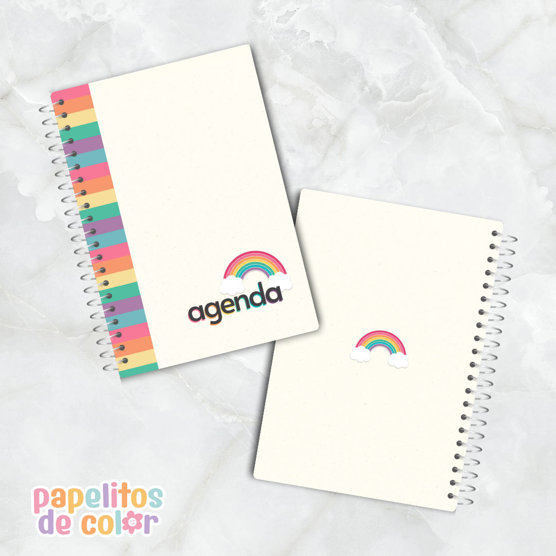 Agenda Rainbow Diaria 2026  🌈📔✨