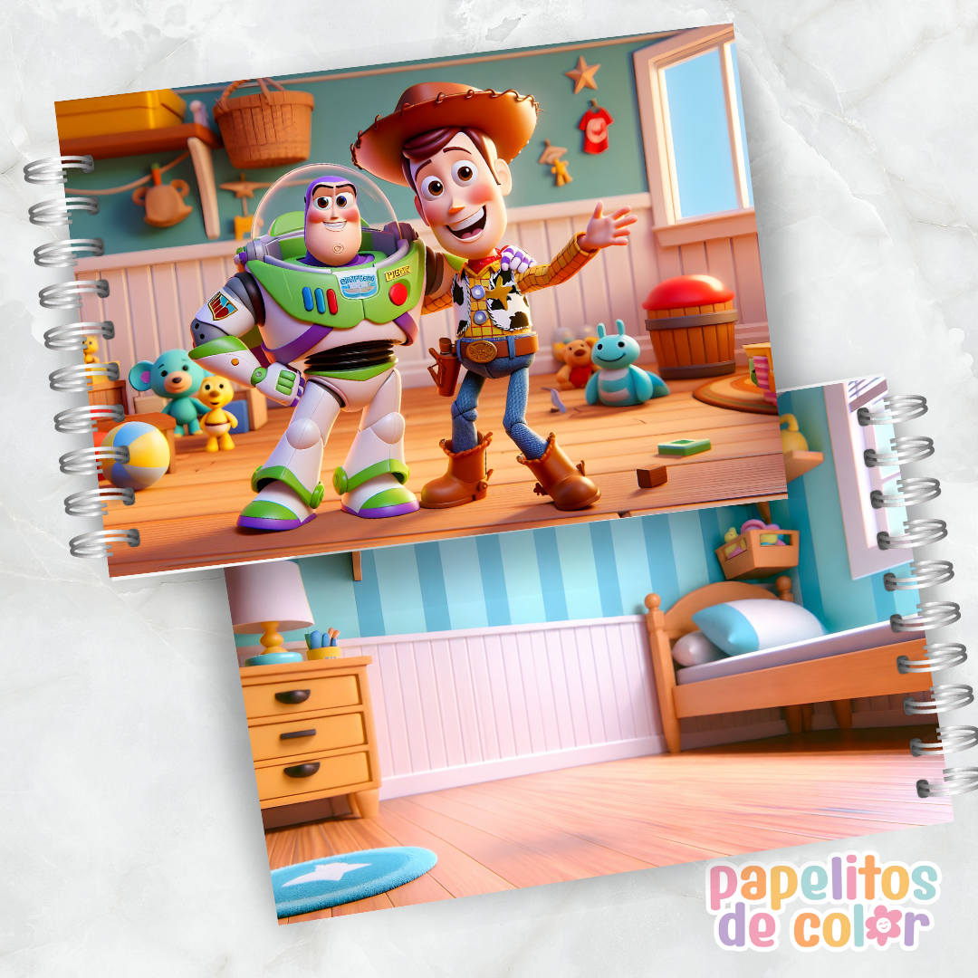 📚 Libro para Pintar Toy Story🖍️