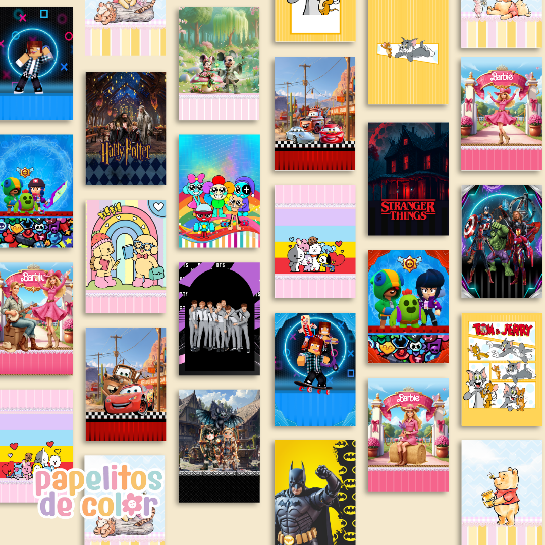 📚✨ Combo Portadas Personajes – Vol. 7 🎨💖