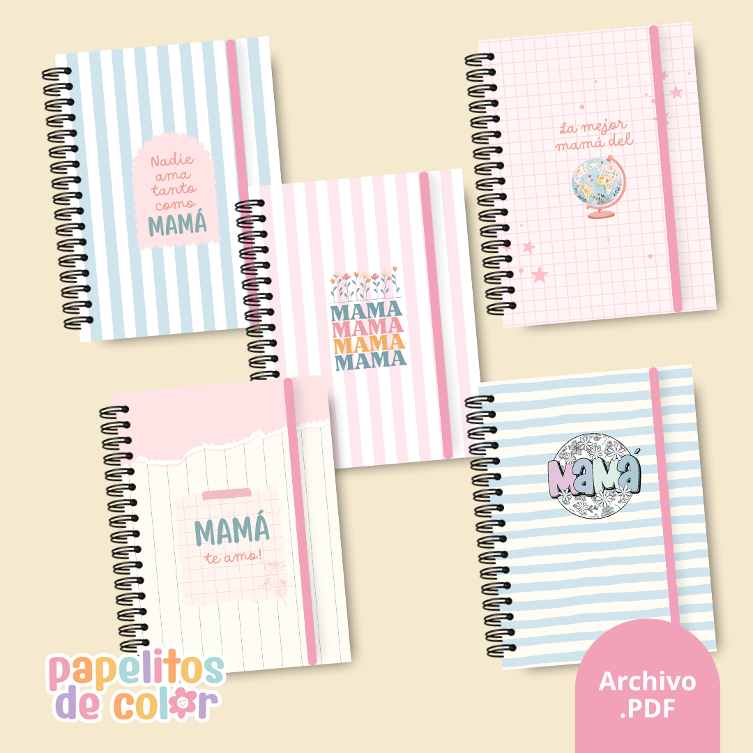 Pack de 25 Portadas para Mamá 🌸✨