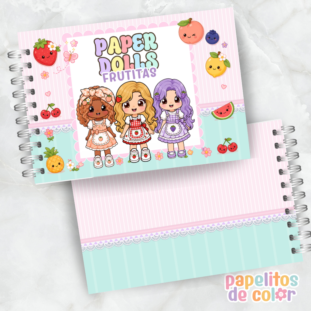 🍓🍒 ¡Paper Dolls Frutitas! 🍋🍉