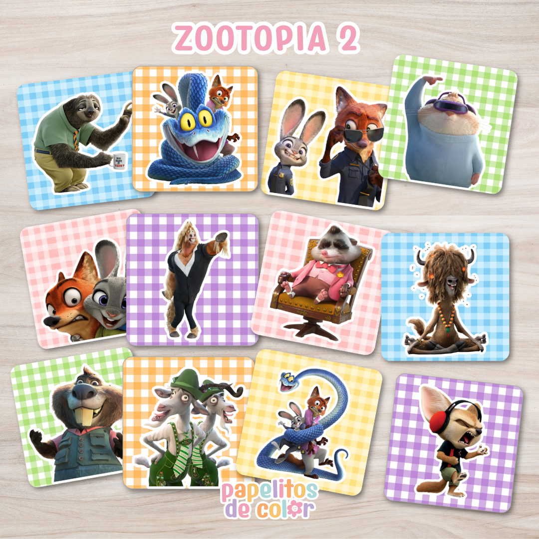🎨 Pack Memotest Personajes🧩