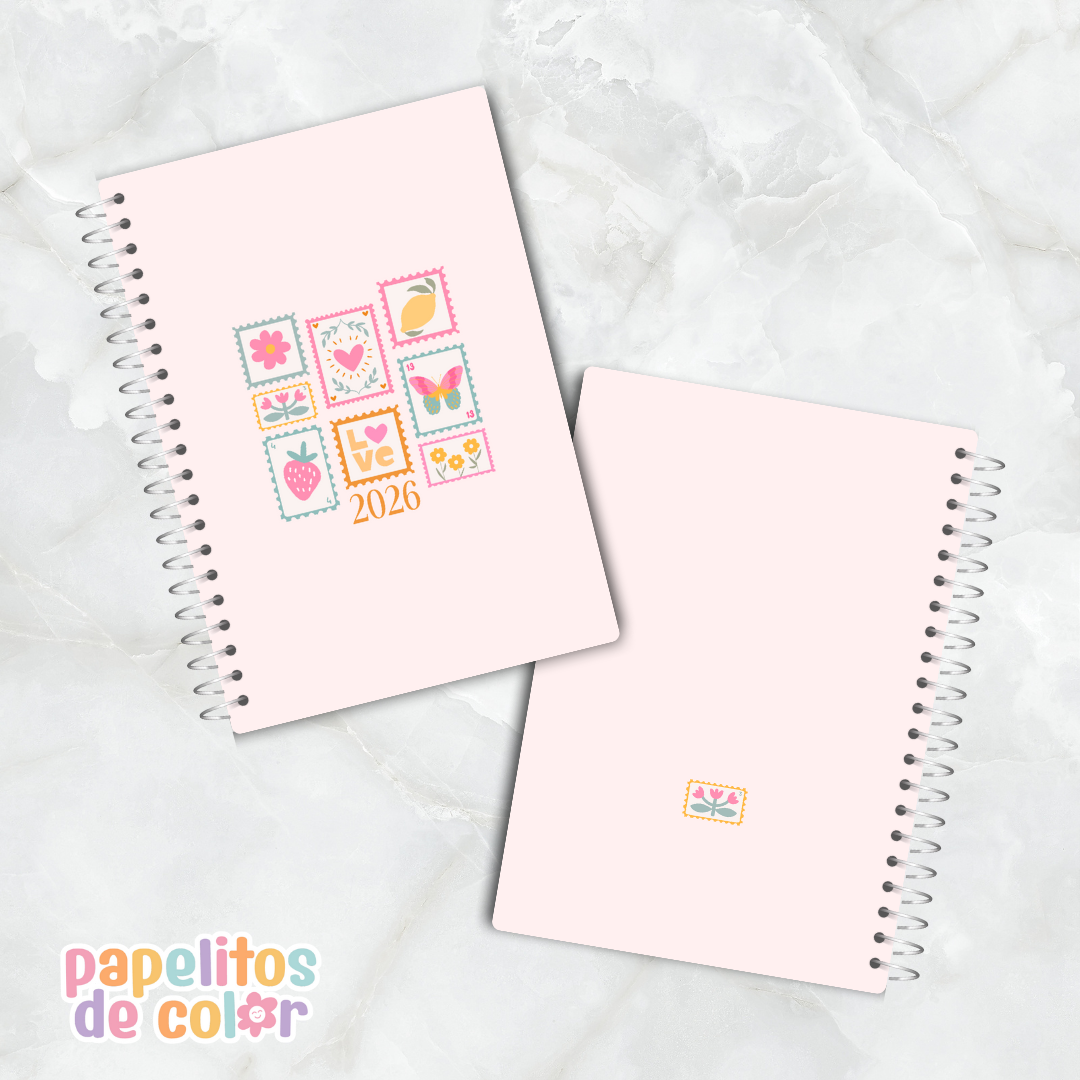 Agenda Diaria Allegra 2026 ✨