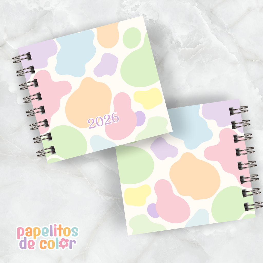 Agenda Arcoiris 2026 🌈 (15x15 cm)