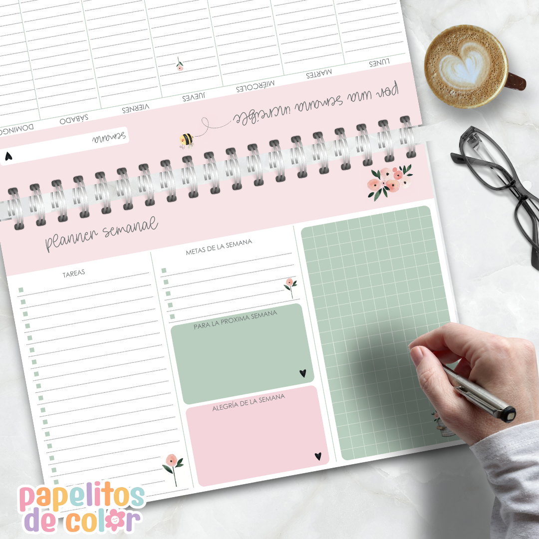 🌸✨ Combo Jardín – Papelería Delicada ✨🌸