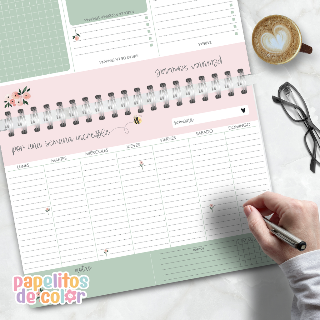 🌸✨ Combo Jardín – Papelería Delicada ✨🌸