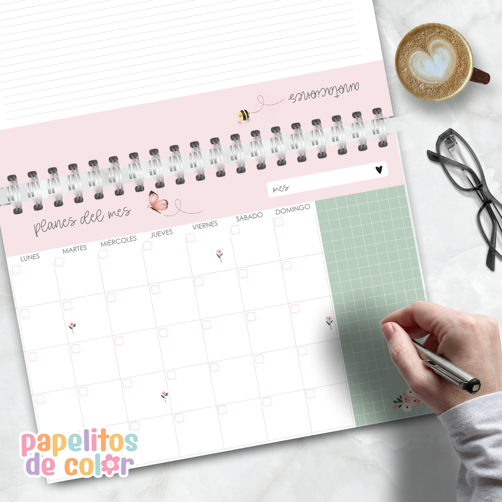 🌸✨ Combo Jardín – Papelería Delicada ✨🌸