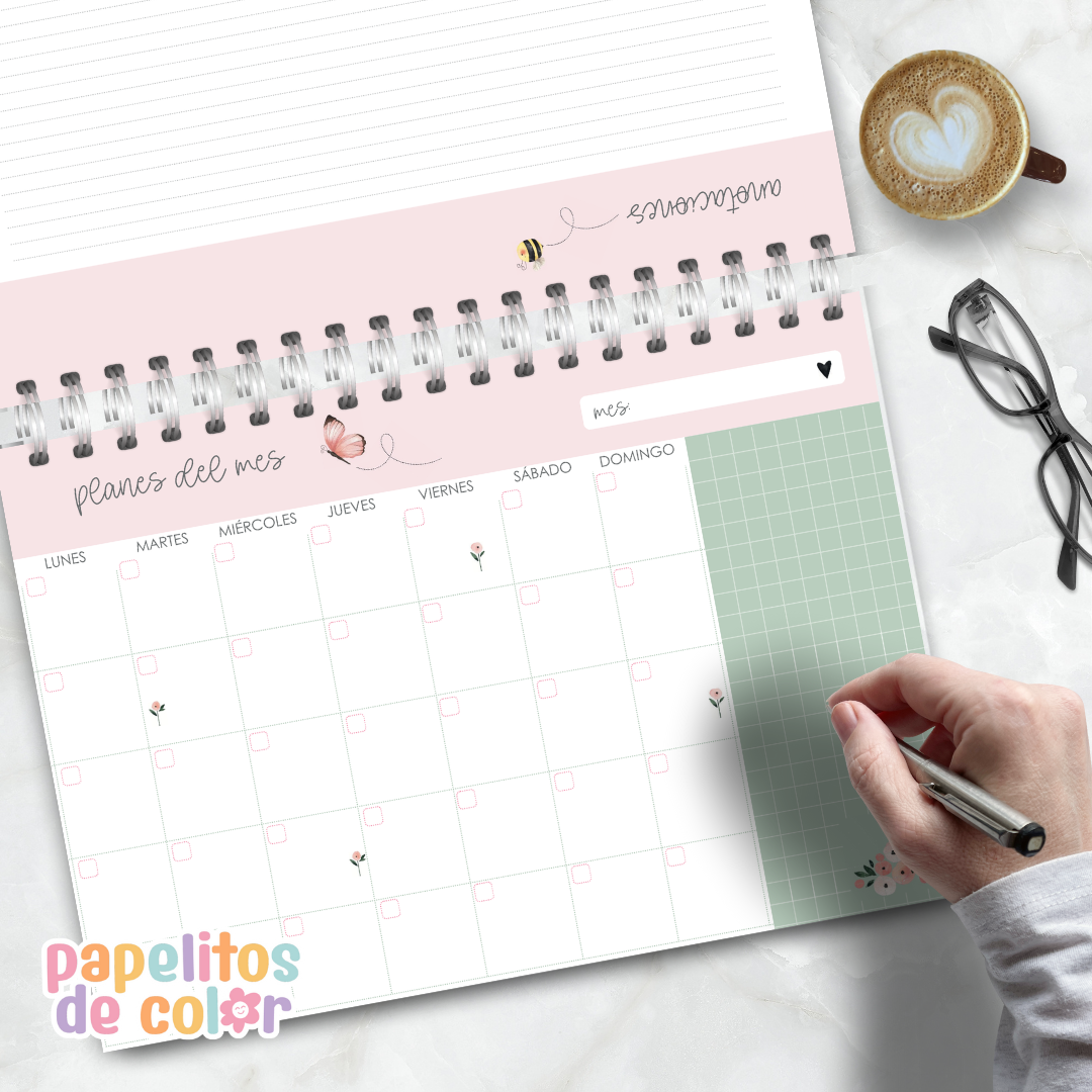 🌸✨ Combo Jardín – Papelería Delicada ✨🌸